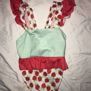 Strawberry romper